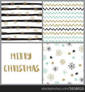 Set of hand drawn christmas cards in pastel colors. Hand Drawn textures made with ink. Set of hand drawn christmas cards in pastel colors. Hand Drawn textures made with ink.