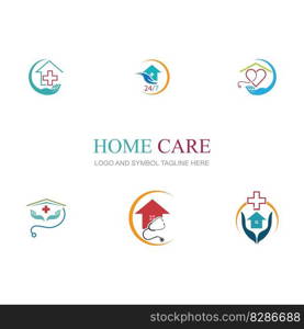 set of home care logo and symbol design template