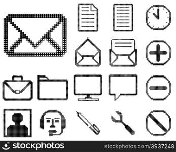 Set of icons for web design. vector illustration