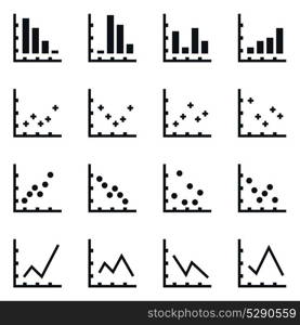 Set of icons Graphic. A vector illustration