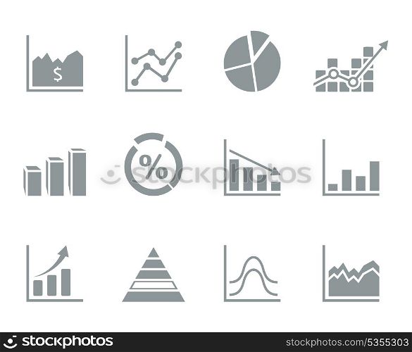 Set of icons Graphic. A vector illustration