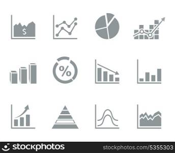 Set of icons Graphic. A vector illustration
