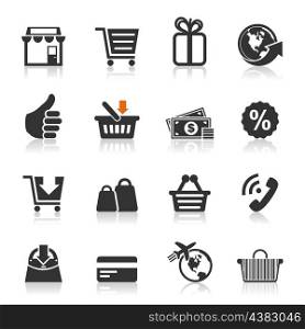 Set of icons sale. A vector illustration