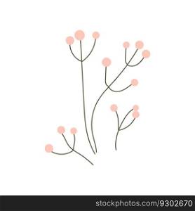 Set of loose flowers . Collection botanical vector isolated on white background suitable for Wedding Invitation, save the date, thank you, or greeting card.. Set of loose flowers