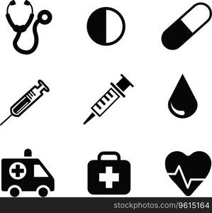 Set of medical icons Royalty Free Vector Image