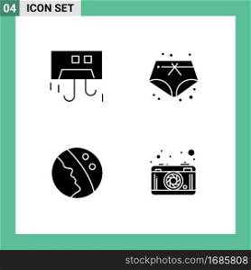 Set of Modern UI Icons Symbols Signs for air, dry skin, devices, summer, skin care Editable Vector Design Elements