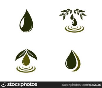 set of olive logo template vector design