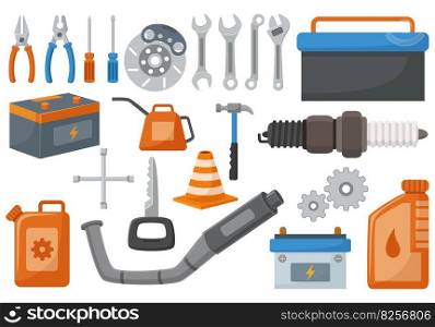 Set of repair service elements