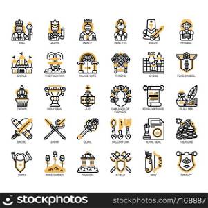 Set of royalty thin line and pixel perfect icons for any web and app project.