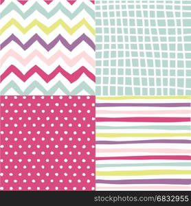 Set of seamless patterns