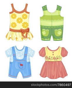 set of seasonal clothes for kids