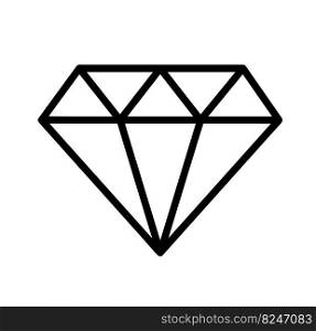 set of simple diamond icon. vector illustration