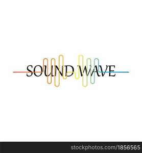 Set of Sound wave music logo vector design