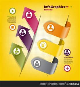 Set of stickers for infographics with business professions