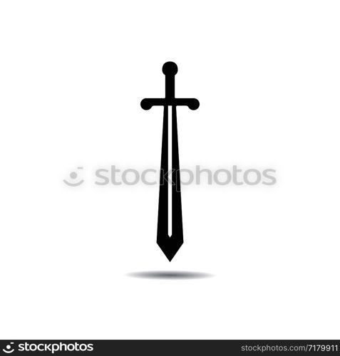 Set of swords logo template vector icon illustration design