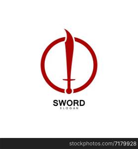 Set of swords logo template vector icon illustration design