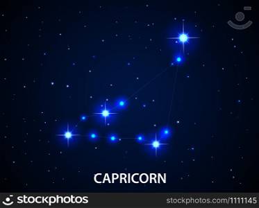 Set of Symbol Zodiac Capricorn
