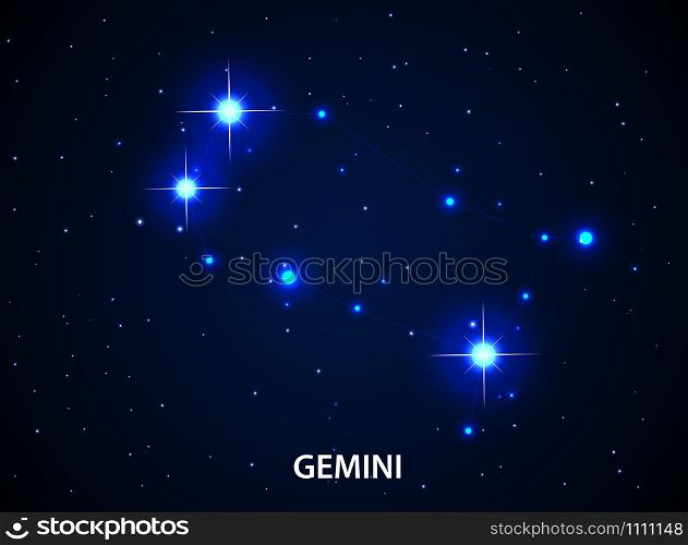 Set of Symbol Zodiac Gemini