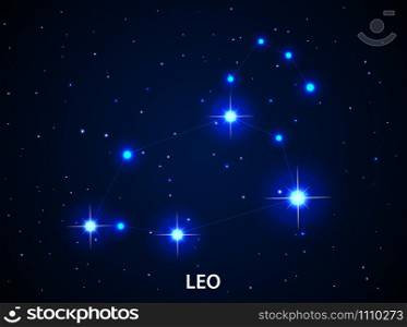 Set of Symbol Zodiac Leo