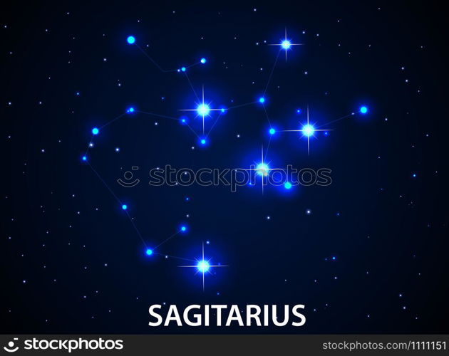 Set of Symbol Zodiac Sagittarius