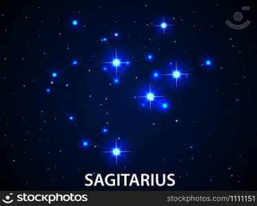 Set of Symbol Zodiac Sagittarius