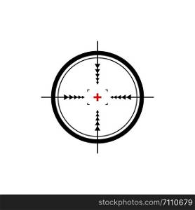 set of target icon vector