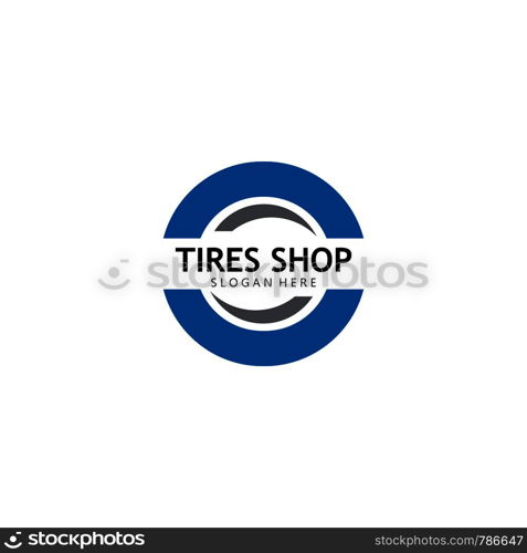 Set of tires logo vector icon illustration template design