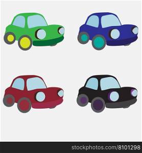 Set of toy cars Royalty Free Vector Image