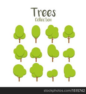 Set of trees flat elements