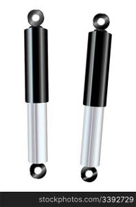 Set of two car shock absorbers for upgrade