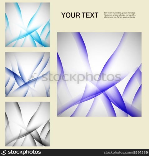 Set of vector abstract line background EPS10.. Set of vector abstract line background EPS10