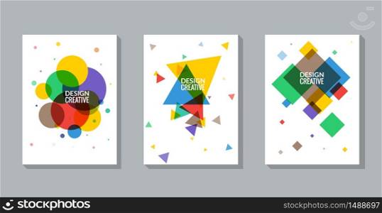 Set of Vector Poster Templates. Abstract colorful Background for Business Flyers, Posters and Placards. Mobile Technologies Concept. Flat Style.. Set of Vector Poster Templates. Abstract colorful Background for Business Flyers, Posters and Placards. Mobile Technologies Concept. Flat Style