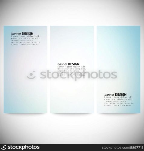 Set of vertical banners. Abstract multicolored defocused lights background vector illustration.. Set of vertical banners. Abstract multicolored defocused lights background vector illustration