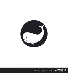 Set of whales logo vector icon illustration concept design