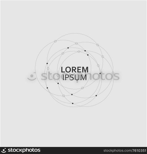 Set pattern circle abstract background. Creative design elements with round shape.. Set pattern circle abstract background. Creative design elements with round shape