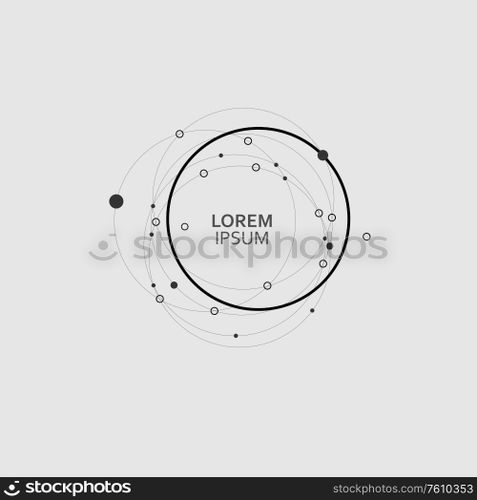 Set pattern circle abstract background. Creative design elements with round shape.. Set pattern circle abstract background.