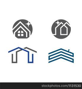 Set Property and Construction Logo Template vector symbol nature