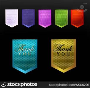 set retro ribbons and label /vector collection can be used for invitation, congratulation or website layout vector
