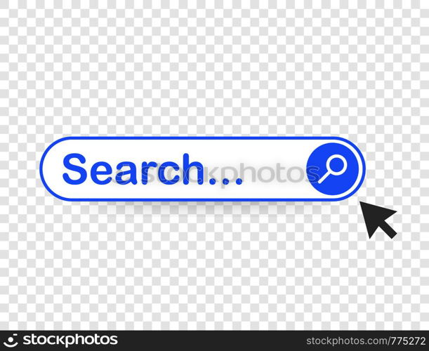 Set Search bar vector element design, set of search boxes ui template isolated on blue background. Vector illustration.. Set Search bar vector element design, set of search boxes ui template isolated on blue background. Vector stock illustration.