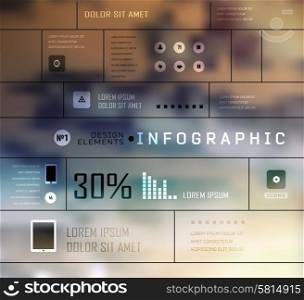 Set shadows elements of infographics. Modern elements of info graphics. Information Graphics. Blur, shadows background