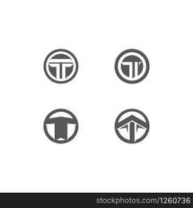 Set T Logo Template vector symbol nature