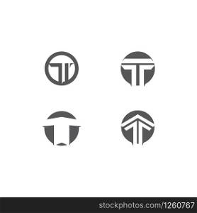 Set T Logo Template vector symbol nature