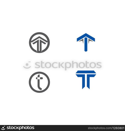 Set T Logo Template vector symbol nature