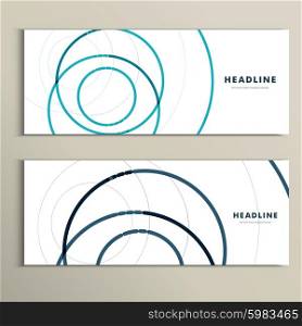 Set vector pattern with abstract circle banner.. Set vector pattern with abstract circle banner