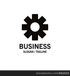 Setting, Cog, Gear Business Logo Template. Flat Color