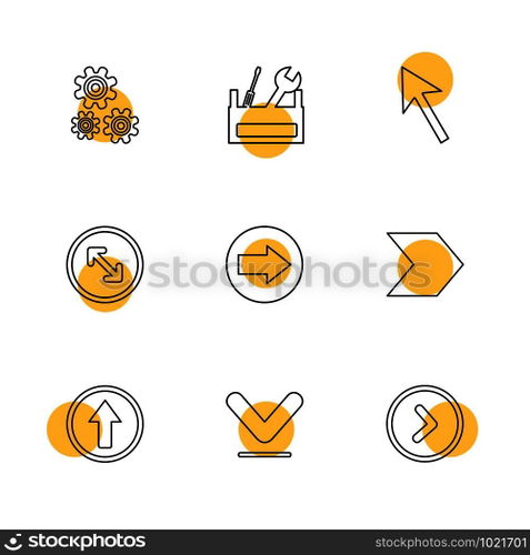 setting , gear , tools , pointer , next , arrows , directions , left , right , pointer , download , upload , up , down , play , pause , foword , rewind , icon, vector, design,  flat,  collection, style, creative,  icons