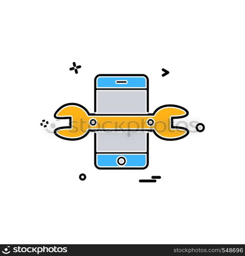 Setting icon design vector