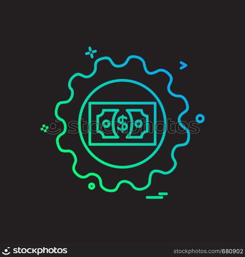 Setting icon design vector