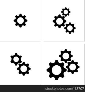 Setting Icon, Gear, User Preference Setting Vector Art Illustration