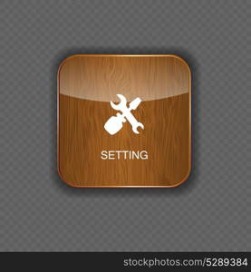 Setting wood application icons